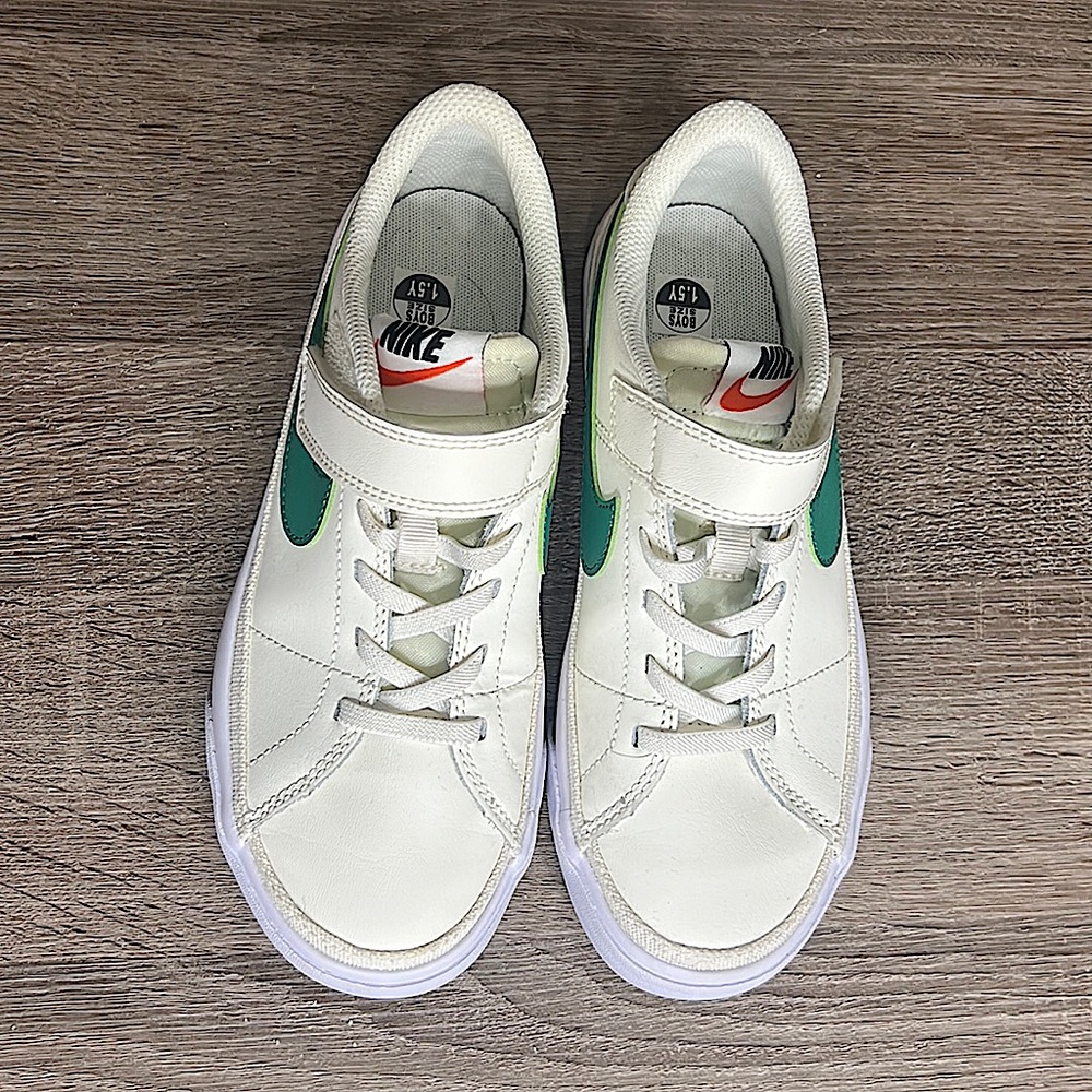 NIKE SHOES COURT LEGACY GS 'SAIL GREEN NOISE'